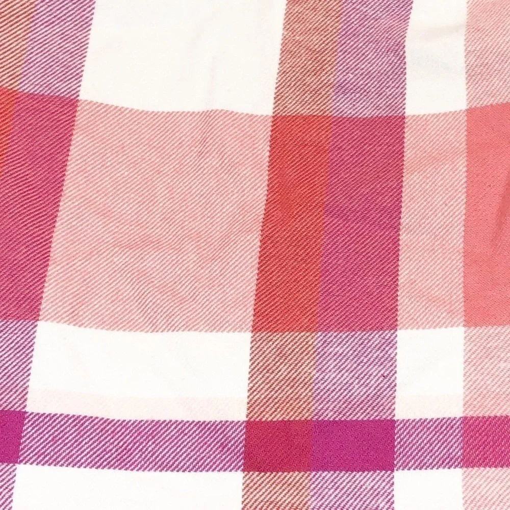 Gymboree Pink and White Plaid A Line Skirt Size 8